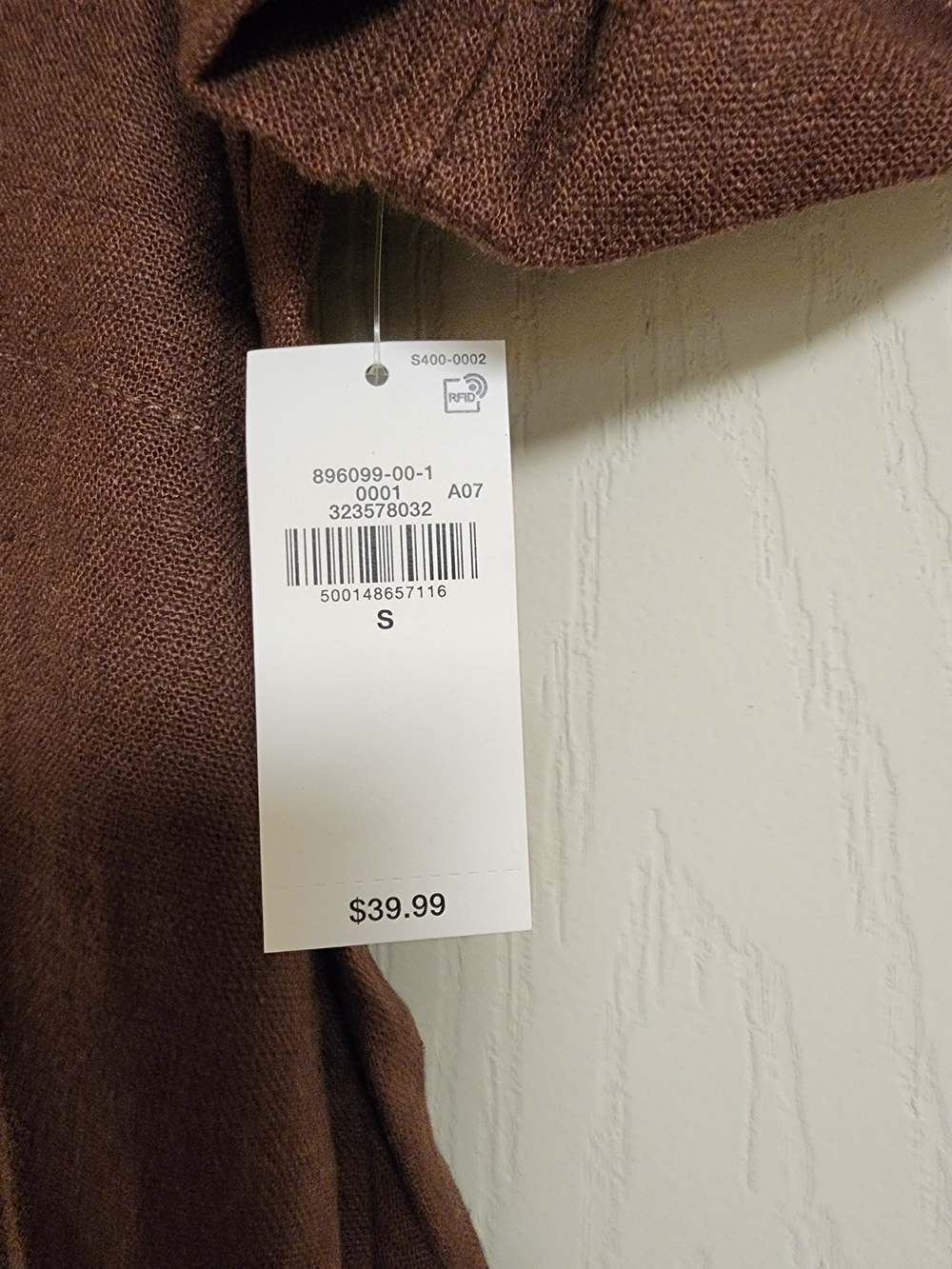 Old Navy Brown V-Neck Short Sleeve Shift Dress - Picture 4 of 4